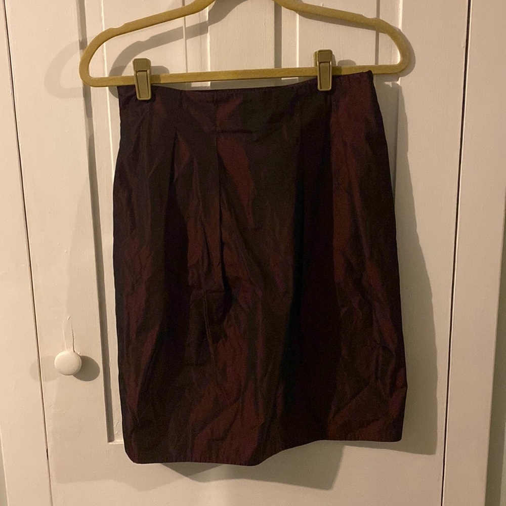 Burberry London burgundy skirt